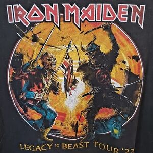 Iron Maiden Legacy Of The Beast tour '22 Size 2XL Mens Streetwear